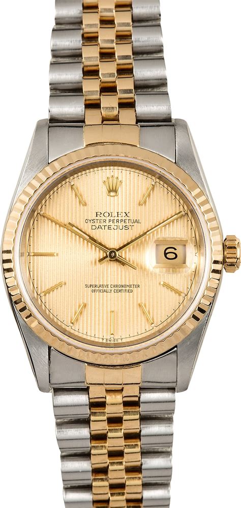 rolex bob's watches 1990 day date tapestry|Rolex Datejust Tapestry Dial .